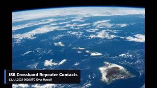 ISS Repeater Contacts 12JUL2023 0620UTC