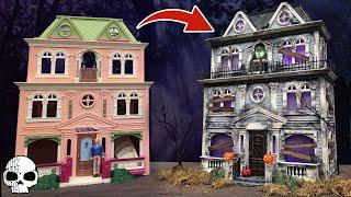 Haunted Dollhouse Makeover  DIY Halloween Props