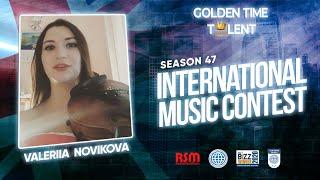 GOLDEN TIME TALENT | 47 Season | Valeriia Novikova | Stringed instruments