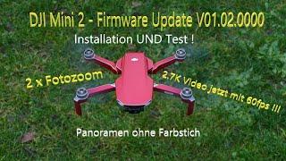 DJI Mini 2 - Neues Firmware Update V01.02.0000 - Update und Test