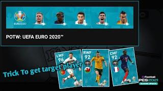 TRIK POTW : UEFA EURO 2020 TERBARU ‼️|| pes 2021 mobile