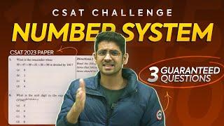 Day 1: Number System All CSAT Maths Topics using PYQs with Dinesh sir | CSAT Challenge #UPSC