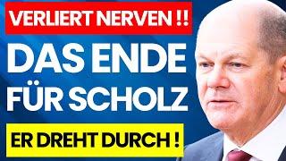 SCHOLZ BRICHT ZUSAMMEN! DAS ENDE NAHT! SCHOLZ UND AMPEL AM ENDE! SCHOLZ VERLIERT DIE KONTROLLE!