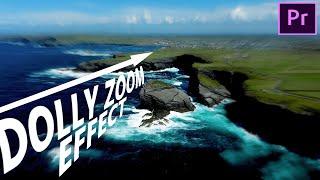 How to DOLLY ZOOM in Adobe Premiere Pro