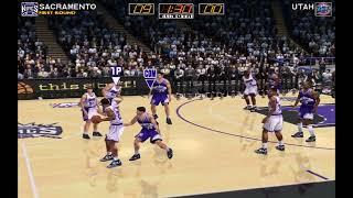 Virtua NBA (2000) Sega Naomi Quick Gameplay