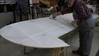 Piper Super Cub Wing / Removing The Wrinkles From The Old Bag -- Heat Shrinking The Fabric