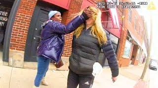 Woman Slaps Her Sister in Front of Cops & Instantly Regrets it