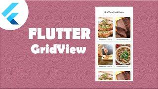 GridView UI Design with Flutter | Flutter UI Design | Speed Code