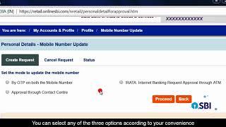 SBI RINB – How to Change Mobile Number Online Without Visiting Branch