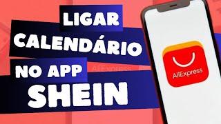 Como ligar a permissão do calendário no aplicativo ALIEXPRESS