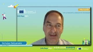 Horizon Europe Info Days 2021 l  Cluster 4  l  Destination 6  l  9:00