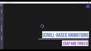 Scroll-Based Animations in Three JS with GSAP (GreenSock)