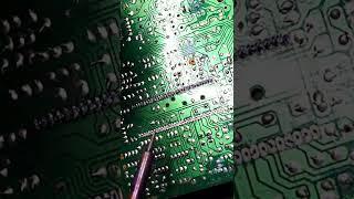 HOW TO SOLDERING DIP INTERGRATED CIRCUIT #Shorts