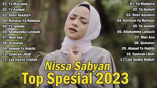 Nissa Sabyan [ Full Album 2023 ]  LAGU SHOLAWAT NABI MERDU TERBARU 2023 Penyejuk Hati