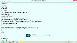 conditional statement percentage of javascript 25/11/2020
