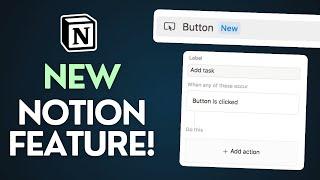 Notion’s NEW Database Button Property is a Game-Changer!