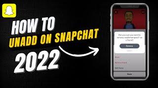 *UPDATED* How To Unfriend Someone On Snapchat | 2022