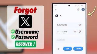 How to Find Twitter X Username And Password [Recover X Account]