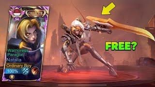 FINALLY! THANK YOU MOONTON FOR THIS FREE NATALIA COLLECTOR SKIN  - MLBB