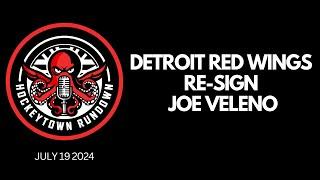 DETROIT RED WINGS EXTEND JOE VELENO TO A 2YR-$2.275M DEAL!