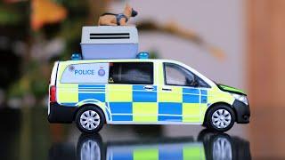 Unboxing Of Mini Mercedes Benz Vito Manchester Police Diecast Scale Model Mini Van