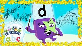 D is for Drums! - Alphablocks | Phonics for Kids | Learn to Read