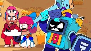 BRAWL STARS ANIMATION #90 - ASH vs. Princess Shelly