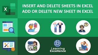 How to Insert and Delete Sheets in MS Excel || How to Add or Delete New Sheet in Excel