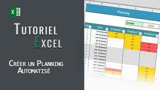 Excel | Créer un planning automatisé