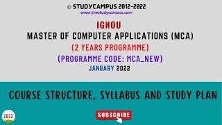 IGNOU MCA NEW Syllabus, Study Material, Notes | 2024 | Semester -1