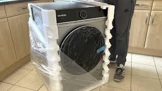 Siemens WG56 IQ700 powerSpeed washing machine - Unboxing, installation & first wash cycle