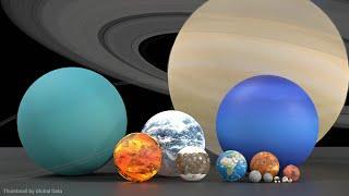 Planet Size in Perspective 2024 | 3d Animation Size comparison