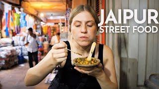 Trying Indian Street Food in Jaipur (at night!)