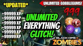 *UPDATED* EASIER SOLO INFINITE XP GLITCH & UNLIMITED GOBBLEGUM GLITCH BO6! BEST BO6 ZOMBIES GLITCH