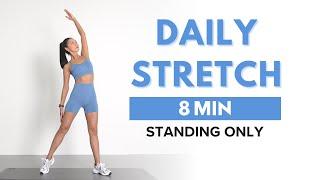 BEST DAILY STRETCHING ROUTINE - 8 min Dynamic Stretching Warm Up Routine
