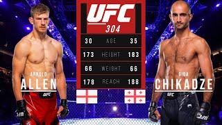 ARNOLD ALLEN vs GIGA CHIKADZE FULL FIGHT UFC 304