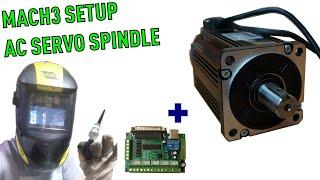 How To Setup an AC Servo in Velocity Mode as CNC Spindle in MACH3