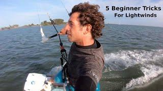 5 Beginner Kiteboarding Tricks for Lightwinds