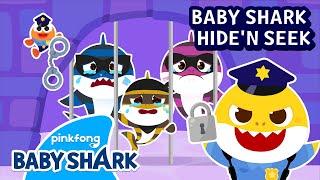 Wail, Wail! Catch the Thief Shark Family! | Baby Shark Hide and Seek Story | Baby Shark Official