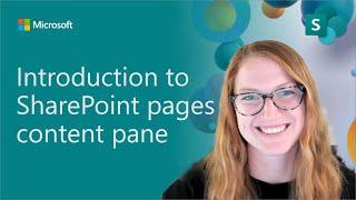 Introduction to SharePoint pages content pane