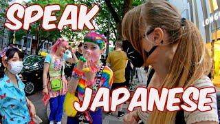 Would YOU Speak to Japanese GIRLS? American Speaks Fluent Japanese in Harajuku #2