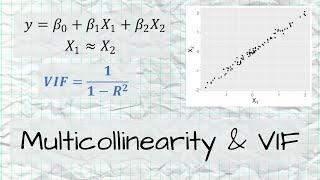 Multicollinearity and VIF (theory + R code)