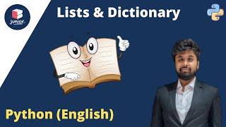 Python English for Beginners | Lists & Dictionary | Grade 7 - 10 | Coding Blocks Junior