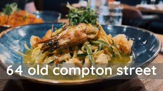 LONDON FOOD VLOGS | 64 Old Compton Street *GEORGIE VISITS* 4K