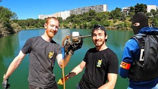 Pêche à l'aimant à Montpellier : La BAC intervient !