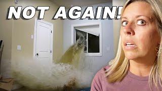 Water In Our New Basement! Heavy Rainstorm FLOODED Our House Again!