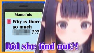 Ina Was Panicking When She Got This Message From Mama’nis [Hololive EN]