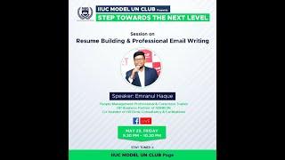 Resume Building and Professional Email Writing | 2nd Session | Step Towards The Next Level