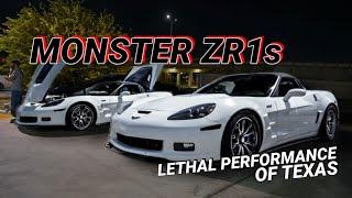 200MPH Street Race  Baddest ZR1s in Central Texas | Lethal1 | PapiZR1 | GreyMatter | SA Fast ZR1 +