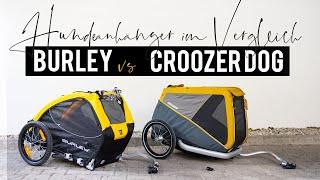Croozer Dog vs. Burley Tail Wagon, Hundeanhänger im Vergleich